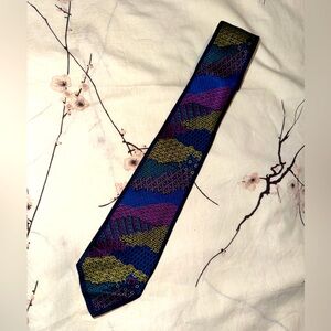 Mila Schon Multicolor Men Silk Tie